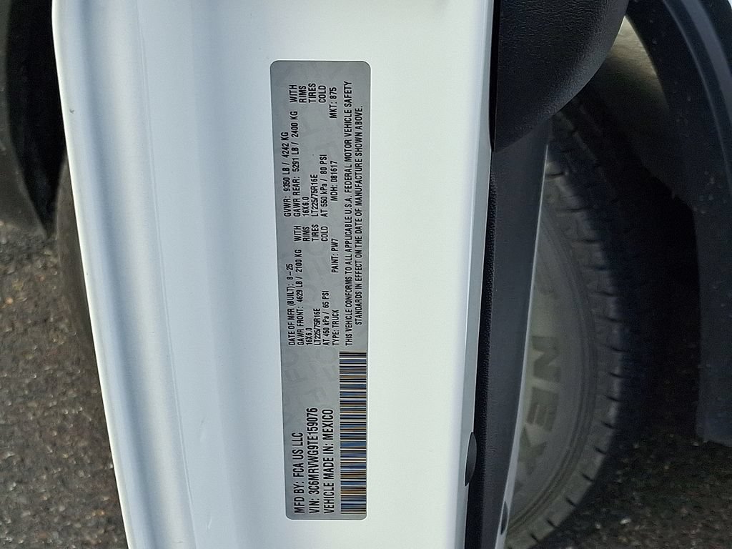 New 2026 RAM ProMaster 3500 FWD image 17