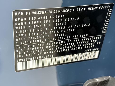 New 2026 Volkswagen Taos S image 26