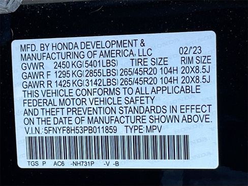 Used 2023 Honda Passport EX-L image 32