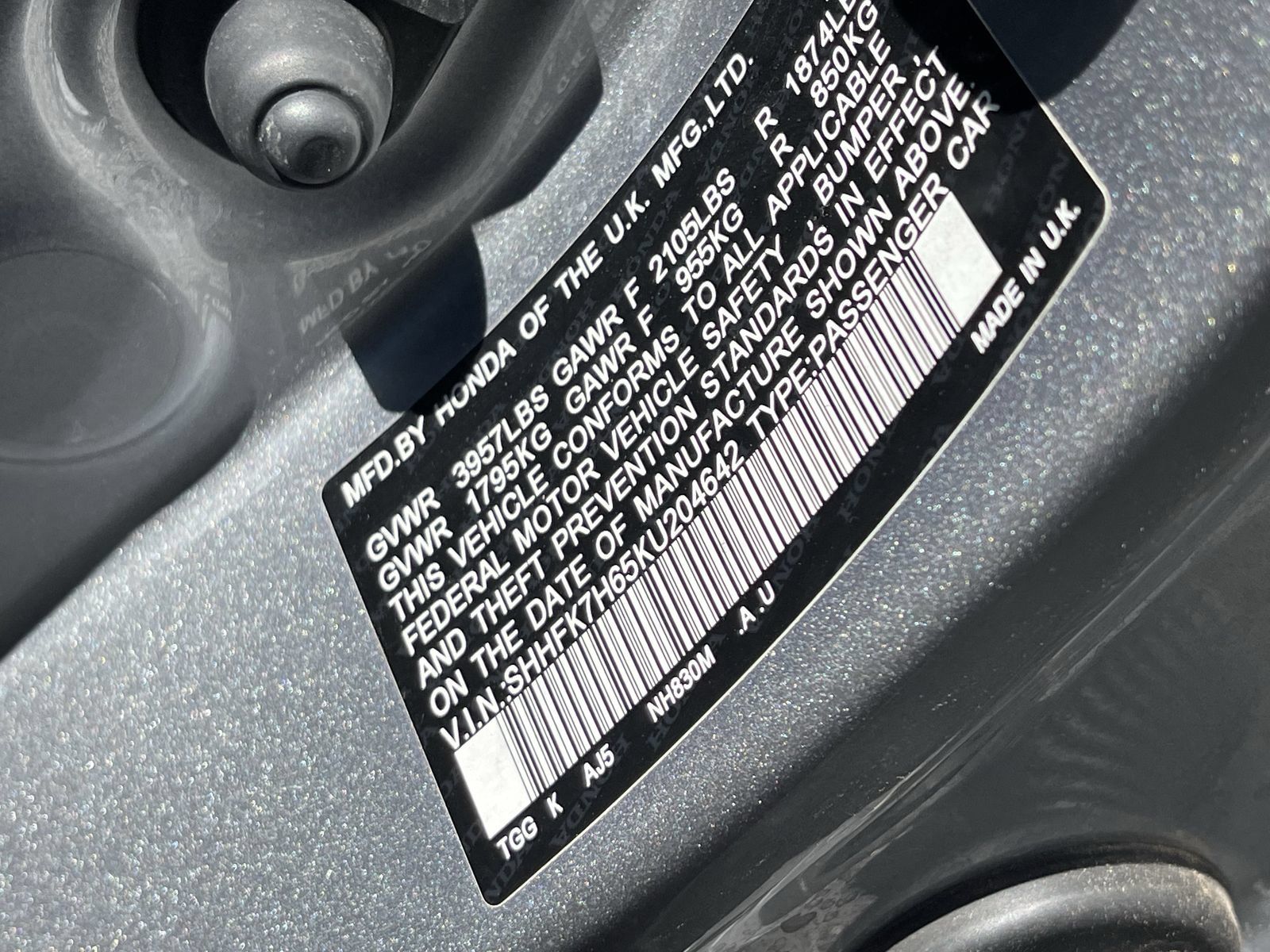 Used 2019 Honda Civic EX image 13