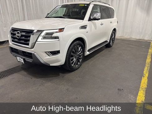 Used 2021 Nissan Armada Platinum w/ Captain's Chairs Package AWD/4WD image 8