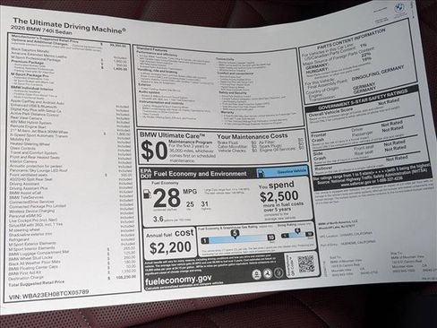 New 2026 BMW 740i 740i image 20
