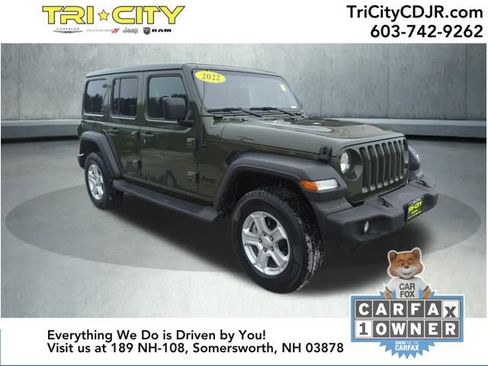 Used 2022 Jeep Wrangler Unlimited Sport S w/ Sun And Sound Package image 7