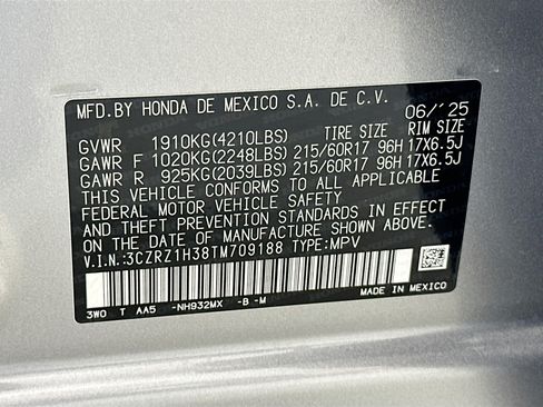 Used 2026 Honda HR-V LX image 29