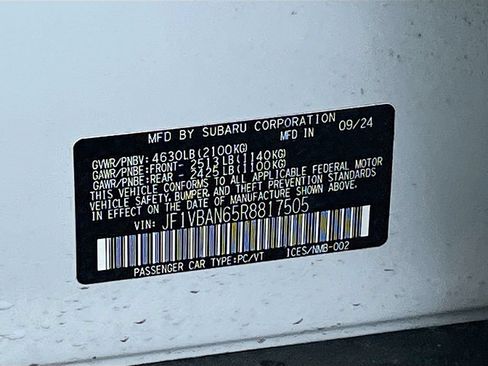 Used 2024 Subaru WRX Limited AWD/4WD image 33