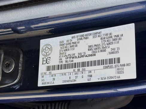 Used 2024 Ford F150 Lariat w/ Equipment Group 502A High AWD/4WD image 47