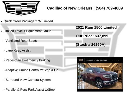 Used 2021 RAM 1500 Limited AWD/4WD image 7