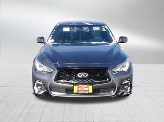 Used 2023 INFINITI Q50 Red Sport 400 w/ Carbon Fiber Package video 2