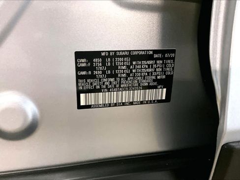 Used 2020 Subaru Outback Premium w/ Popular Package #1 image 34