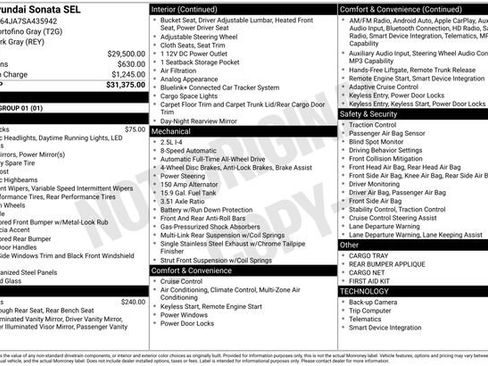 Certified 2025 Hyundai Sonata SEL AWD/4WD image 24