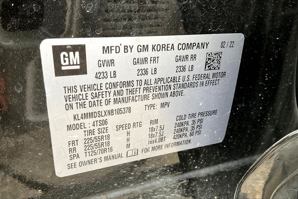 Used 2022 Buick Encore GX Select w/ Sport Touring Package FWD image 30