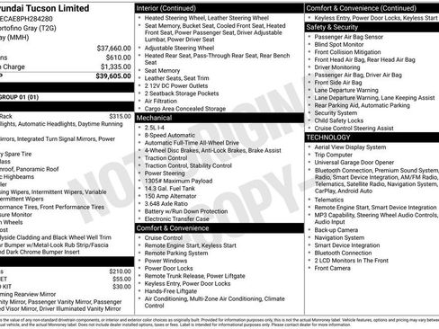 Used 2023 Hyundai Tucson Limited AWD/4WD image 41