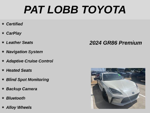 Certified 2024 Toyota GR86 Premium RWD image 14