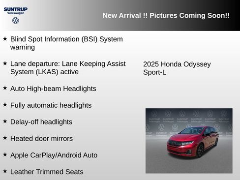 Used 2025 Honda Odyssey Sport-L image 11
