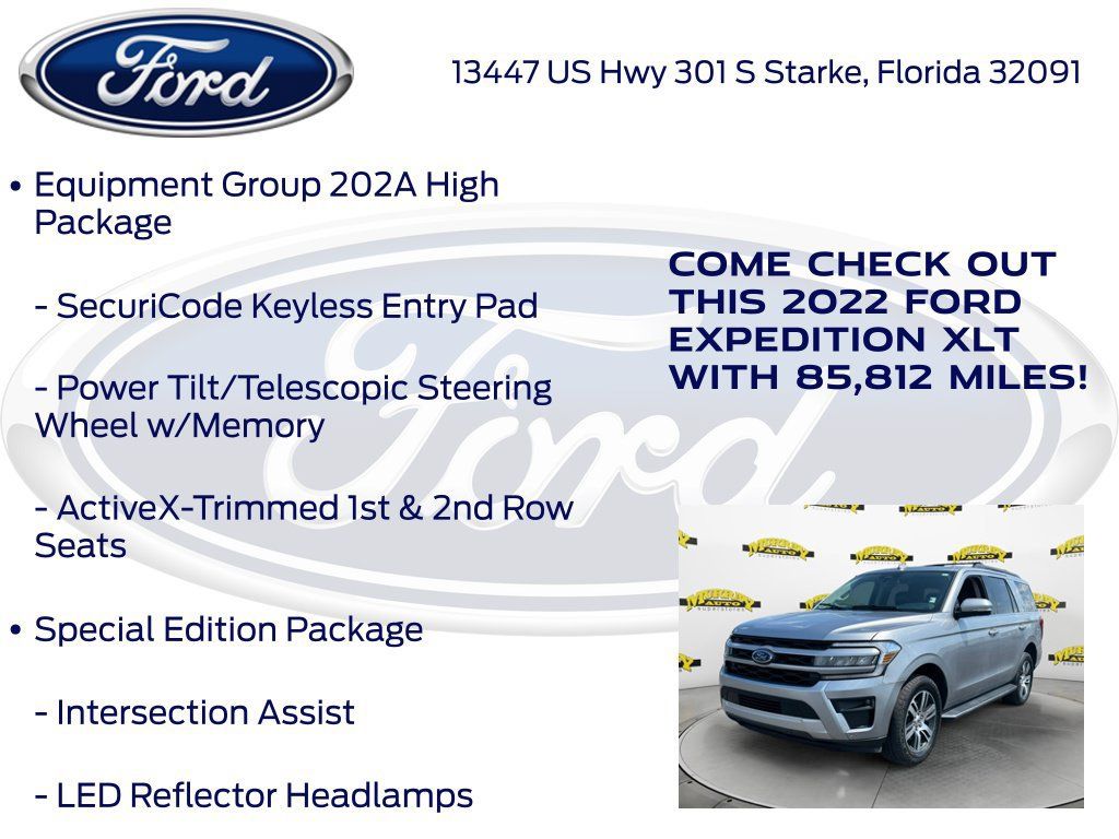 Certified 2022 Ford Expedition XLT RWD image 32