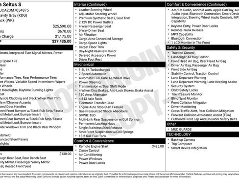 Used 2021 Kia Seltos S image 9