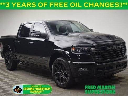 Used 2025 RAM 1500 Laramie w/ Night Edition AWD/4WD image 1