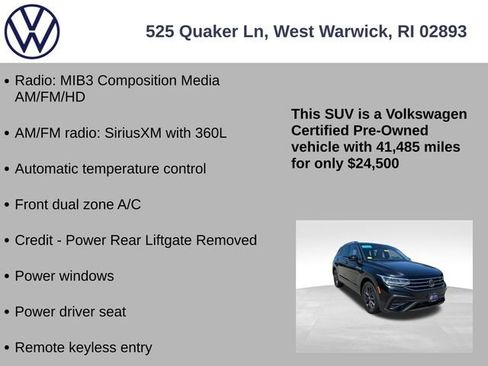 Certified 2023 Volkswagen Tiguan SE AWD/4WD image 7