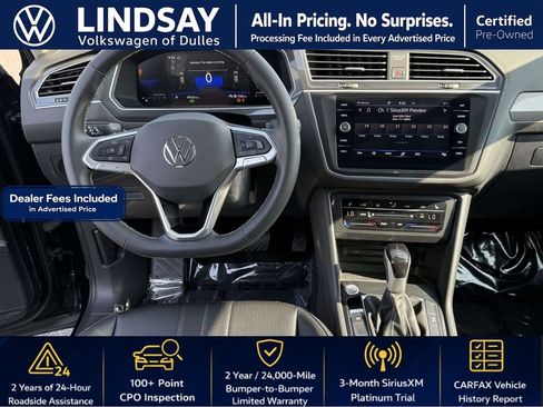 Certified 2024 Volkswagen Tiguan SE w/ Panoramic Sunroof Package AWD/4WD image 11