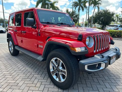 Used 2021 Jeep Wrangler Unlimited Sahara AWD/4WD image 1