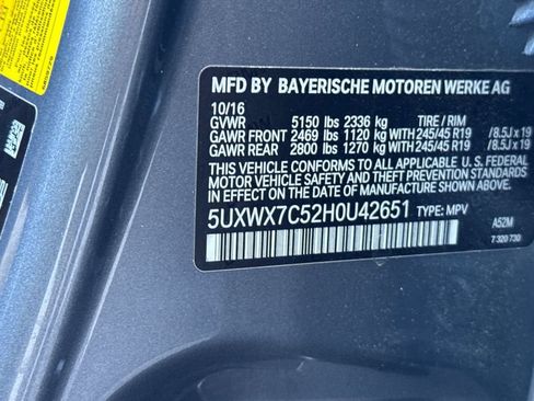 Used 2017 BMW X3 xDrive35i AWD/4WD image 35
