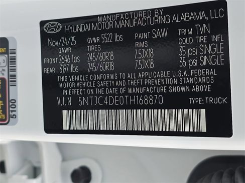 New 2026 Hyundai Santa Cruz SEL image 33