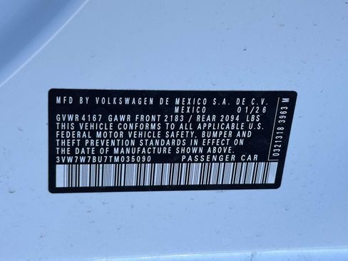 New 2026 Volkswagen Jetta SE image 16