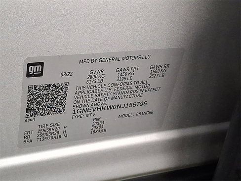 Used 2022 Chevrolet Traverse LT w/ LT Premium Package image 29