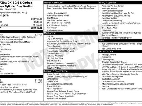Used 2024 MAZDA CX-5 Carbon Edition AWD/4WD image 2
