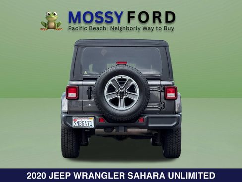 Used 2020 Jeep Wrangler Unlimited Sahara AWD/4WD image 7
