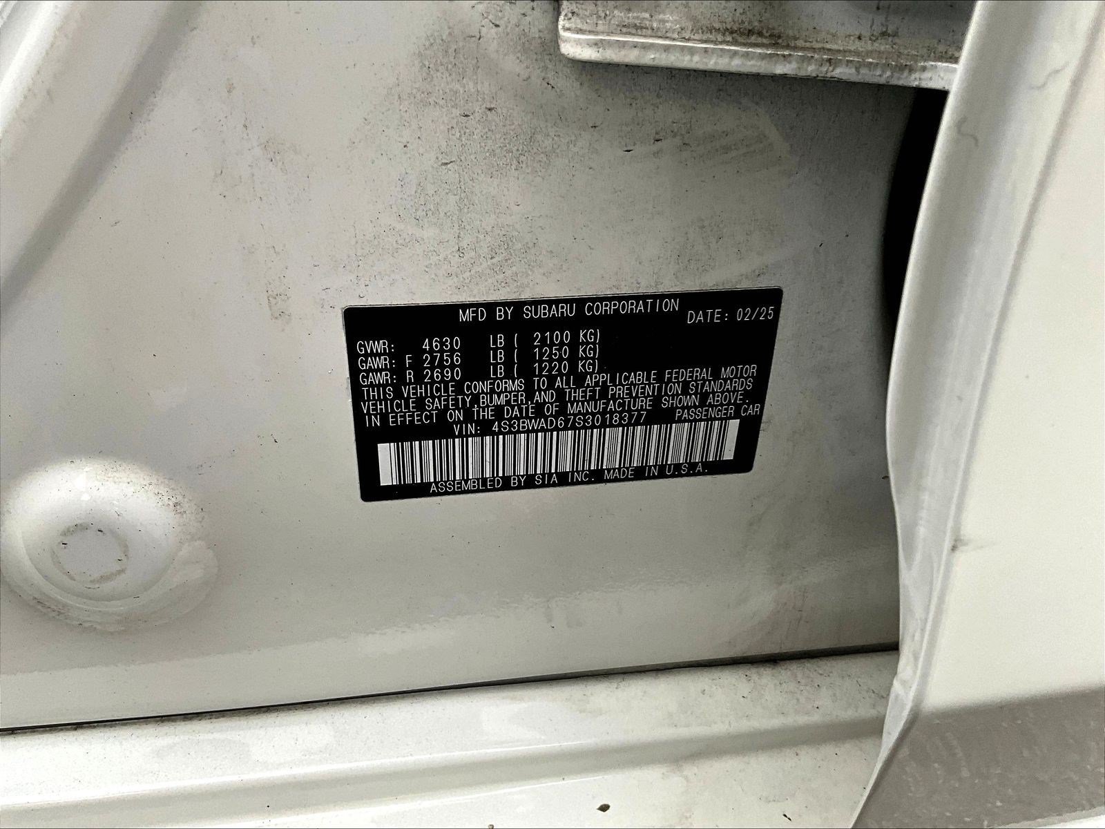 Used 2025 Subaru Legacy Premium AWD/4WD image 6