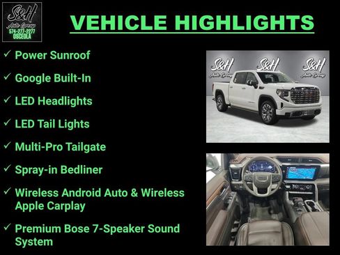 Used 2023 GMC Sierra 1500 Denali w/ Denali Reserve Package AWD/4WD image 3