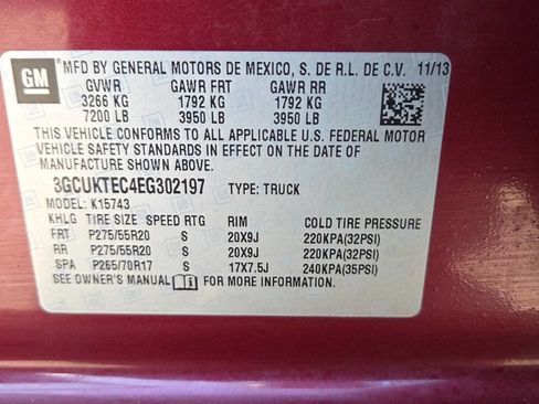 Used 2014 Chevrolet Silverado 1500 High Country w/ High Country Premium Package image 52