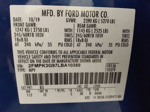 Used 2020 Ford Edge SE FWD image 33
