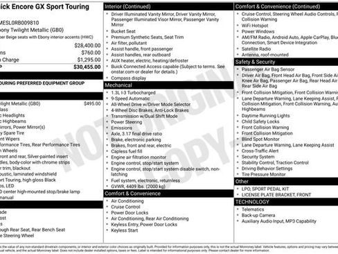 Used 2024 Buick Encore GX Sport Touring image 3