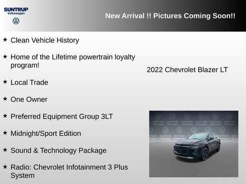 Used 2022 Chevrolet Blazer LT w/ Sound & Technology Package AWD/4WD image 6