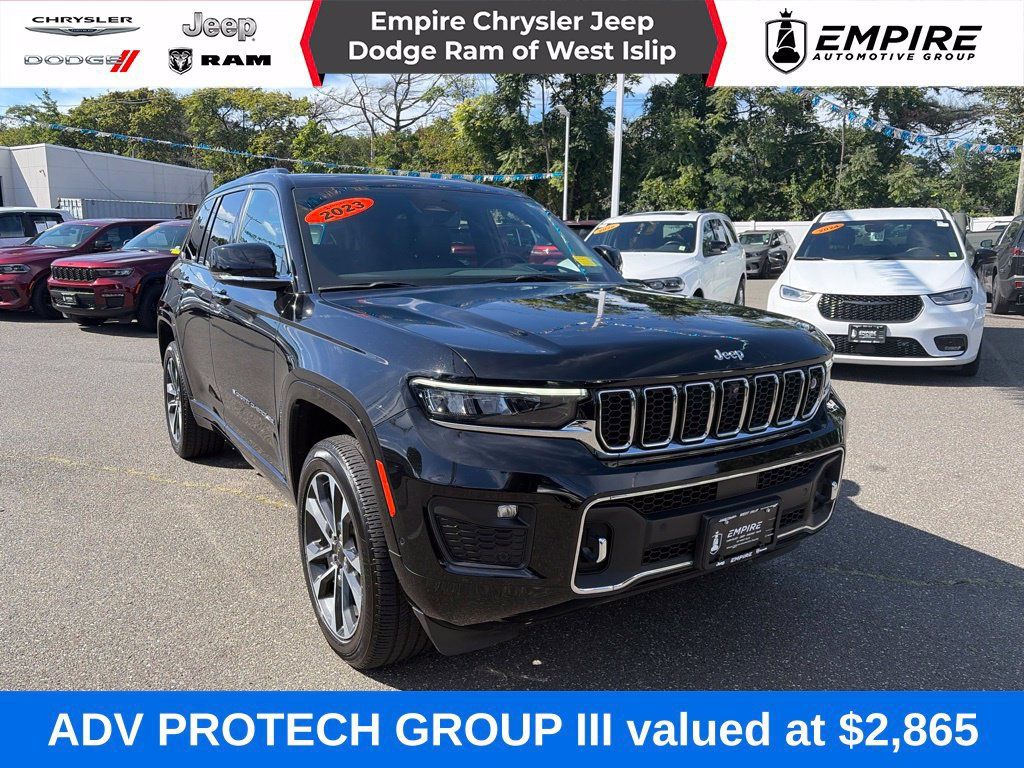 Used 2023 Jeep Grand Cherokee Overland w/ Adv Protech Group III AWD/4WD image 1
