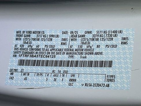 New 2026 Ford F350 XL w/ XL Chrome Package image 16