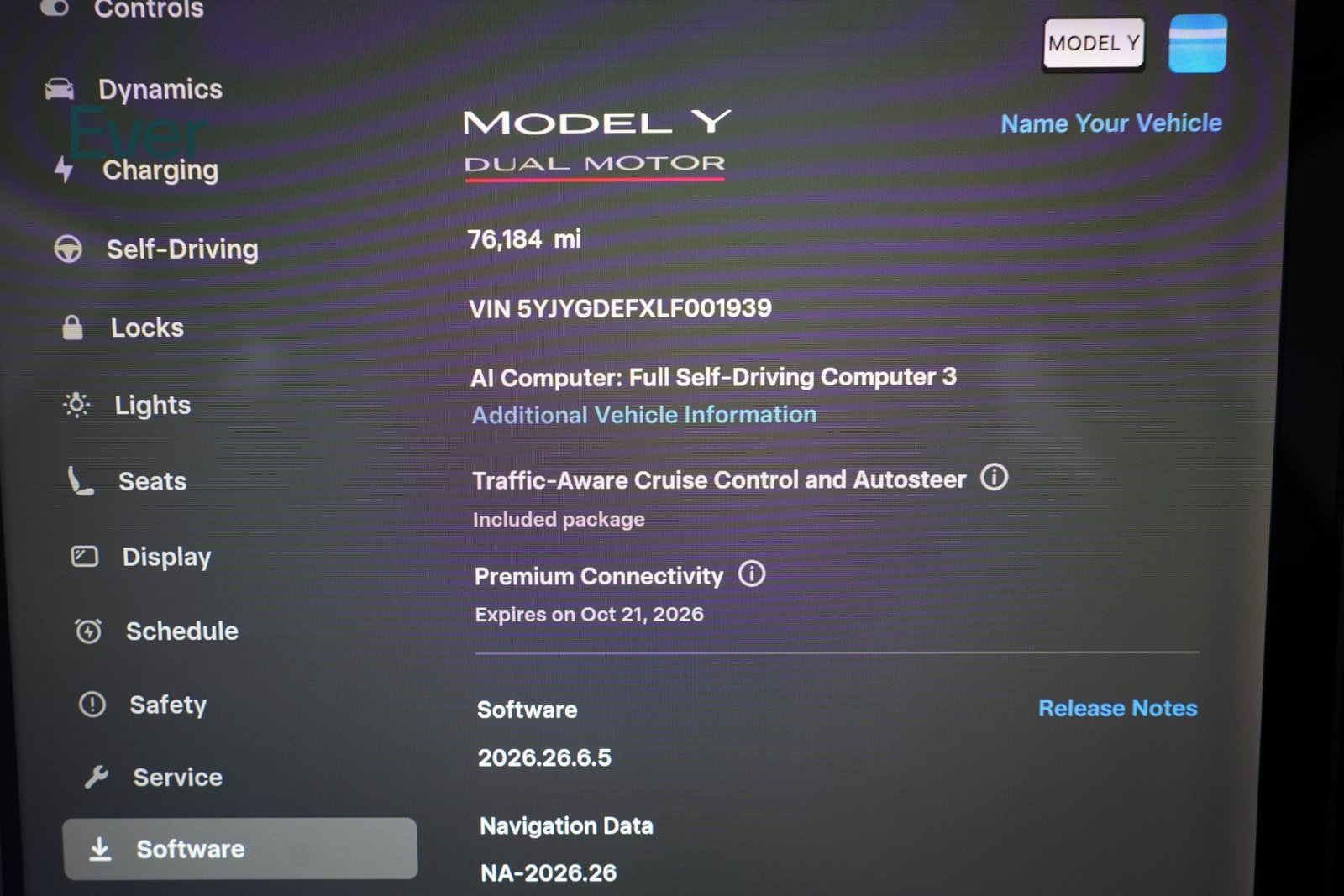 Used 2020 Tesla Model Y Performance AWD/4WD image 7