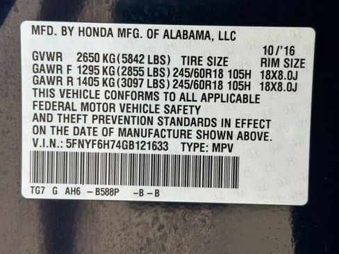 Used 2016 Honda Pilot EX-L image 31