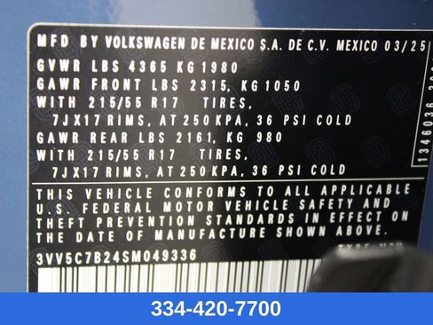 Certified 2025 Volkswagen Taos S image 27