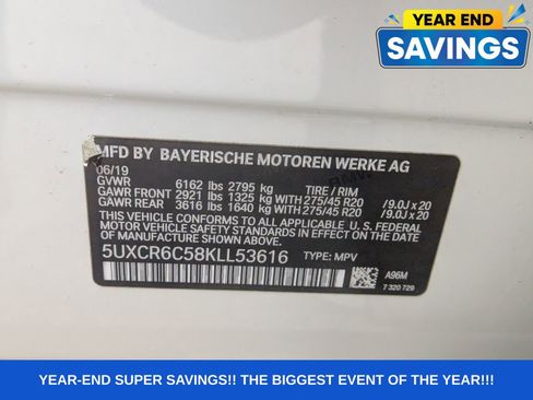 Used 2019 BMW X5 xDrive40i w/ Premium Package 2 image 22