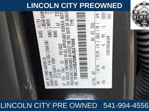 Used 2021 Ford Escape SE image 28