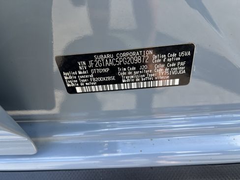 Used 2023 Subaru Crosstrek 2.0i AWD/4WD image 19