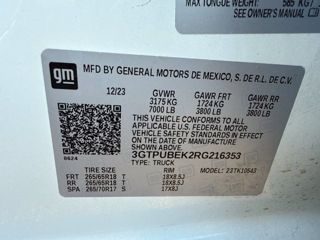 Used 2024 GMC Sierra 1500 SLE AWD/4WD image 14