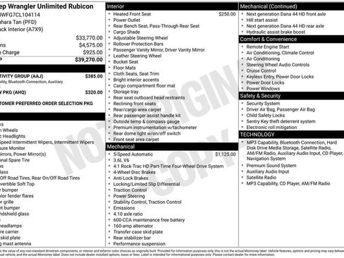 Used 2012 Jeep Wrangler Unlimited Rubicon w/ Connectivity Group AWD/4WD image 23
