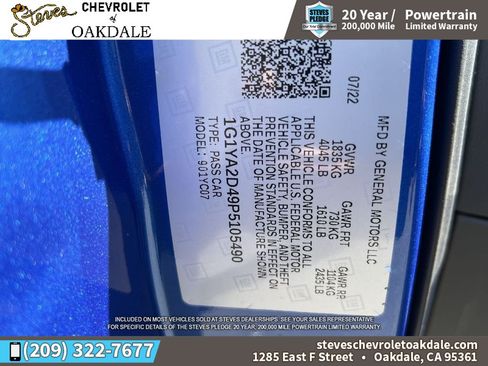 Certified 2023 Chevrolet Corvette Stingray Coupe w/ Z51 Performance Package RWD image 32