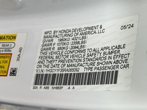 Used 2024 Honda Accord EX image 31