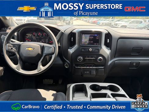 Certified 2025 Chevrolet Silverado 1500 Custom w/ Turbomax Blackout Package AWD/4WD image 15