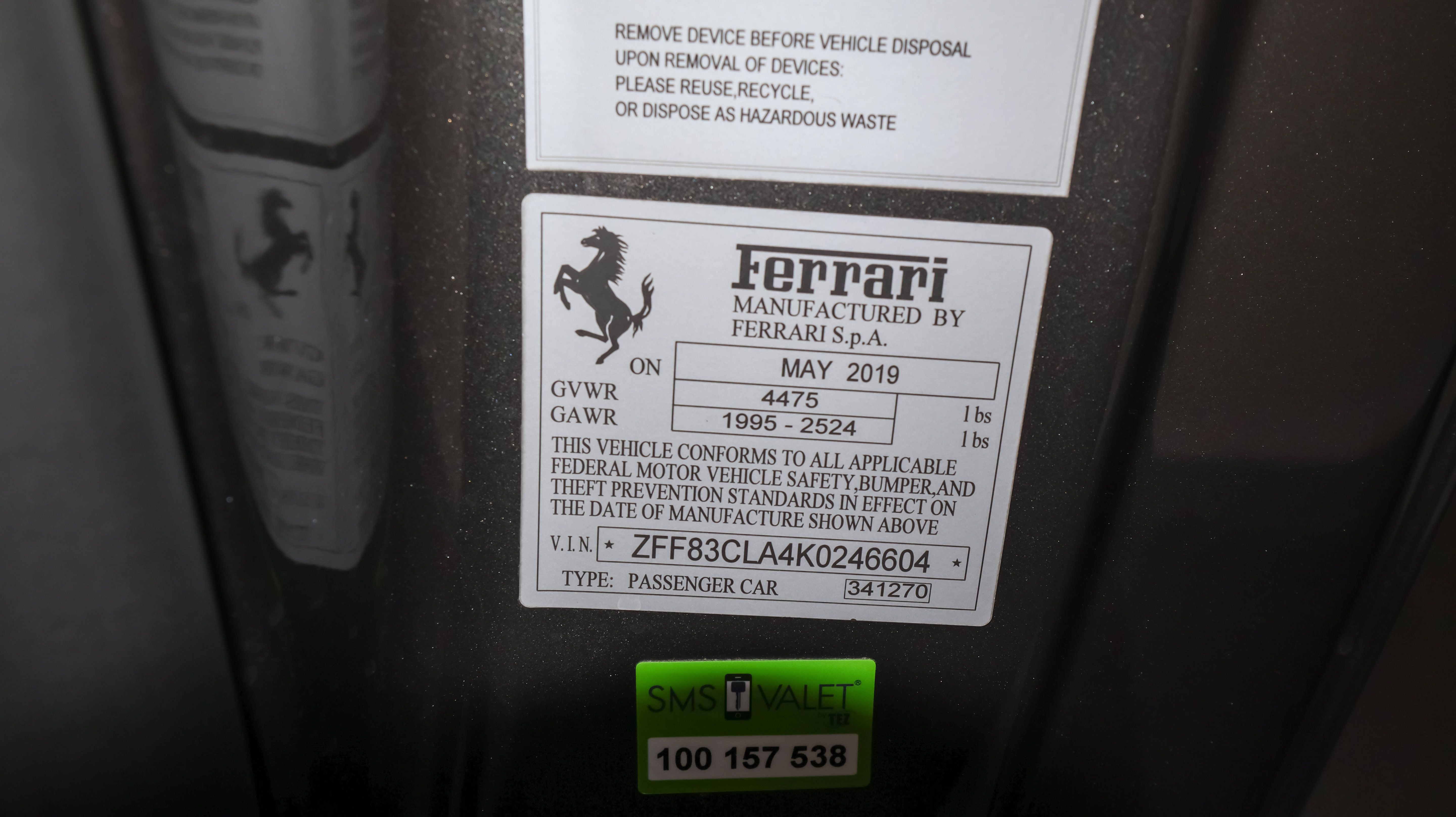 Used 2019 Ferrari 812 Superfast RWD image 57